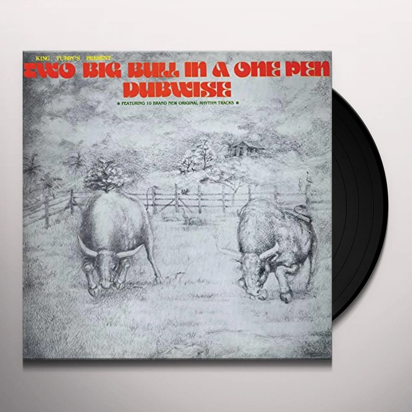 King Tubby TWO BIG BULL IN A ONE PEN (DUBWISE VERSIONS) Vinyl Record - UK Release