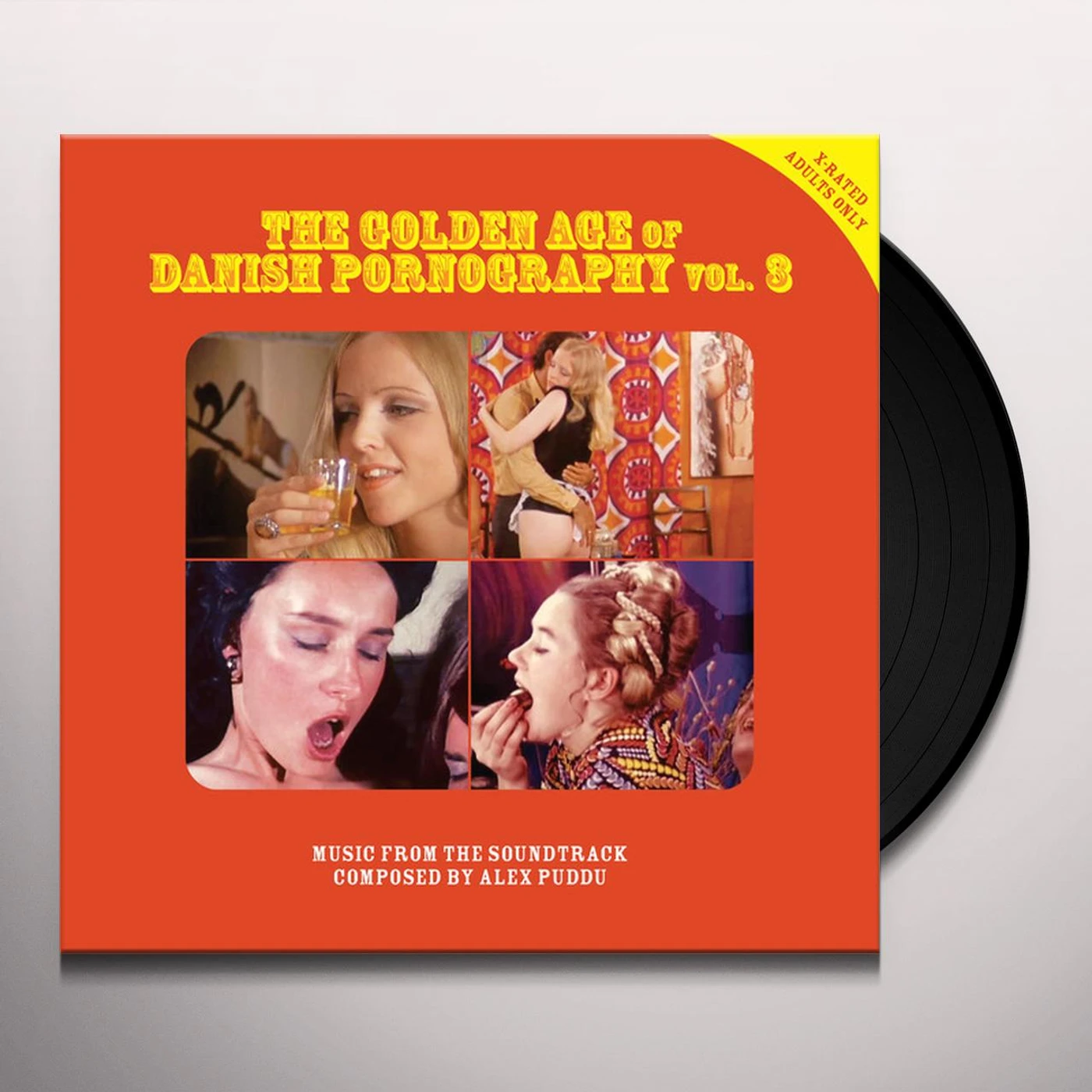 Alex Puddu GOLDEN AGE OF DANISH PORNOGRAPHY VOL 3 Vinyl Record - w/CD