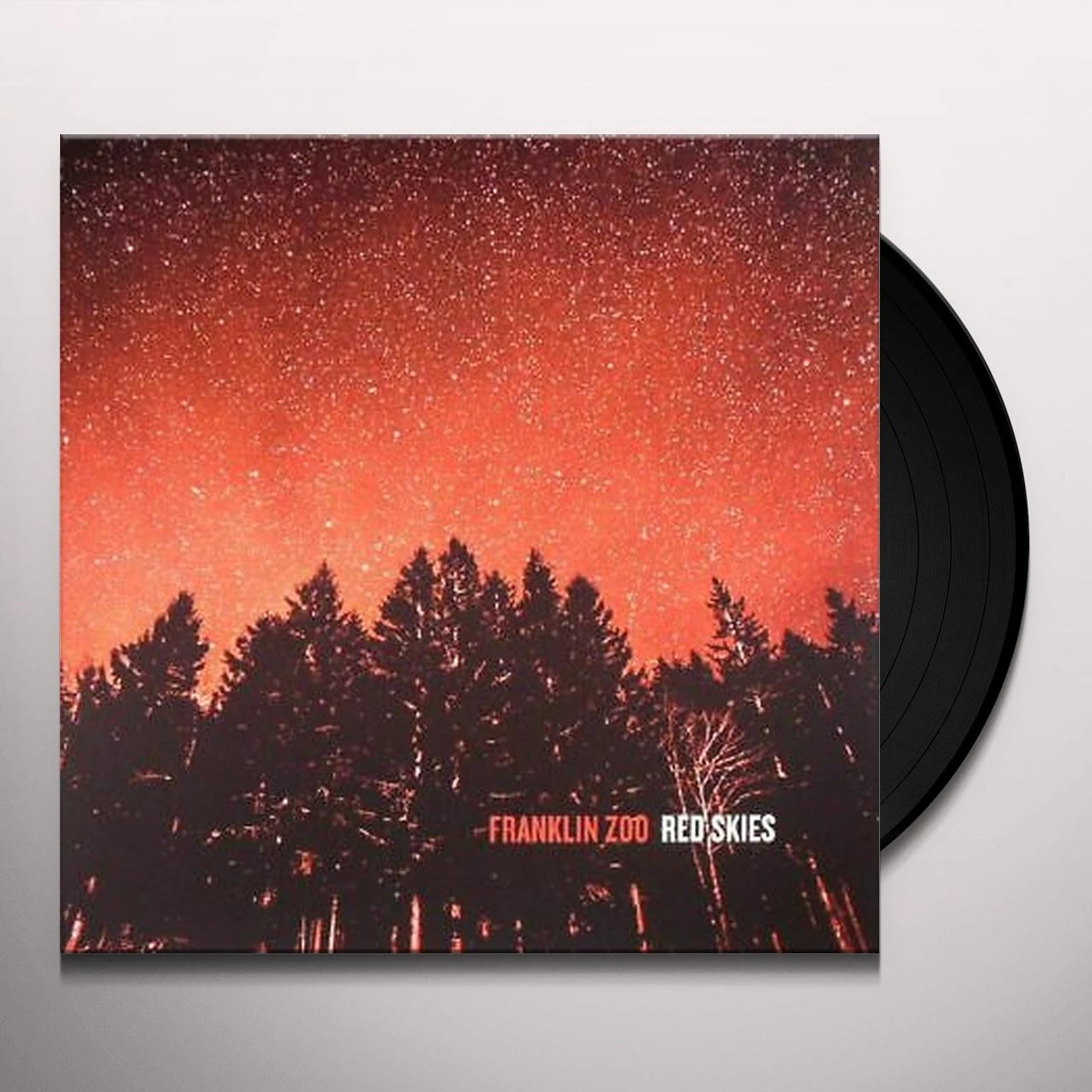Franklin Zoo RED SKIES Vinyl Record - UK Release