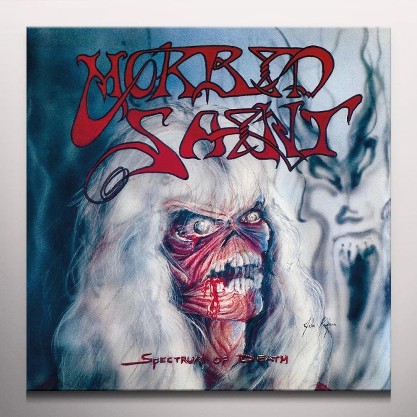 Morbid Saint SPECTRUM OF DEATH (W/BOOK) Vinyl Record - Blue Vinyl, Colored Vinyl, Gatefold Sleeve