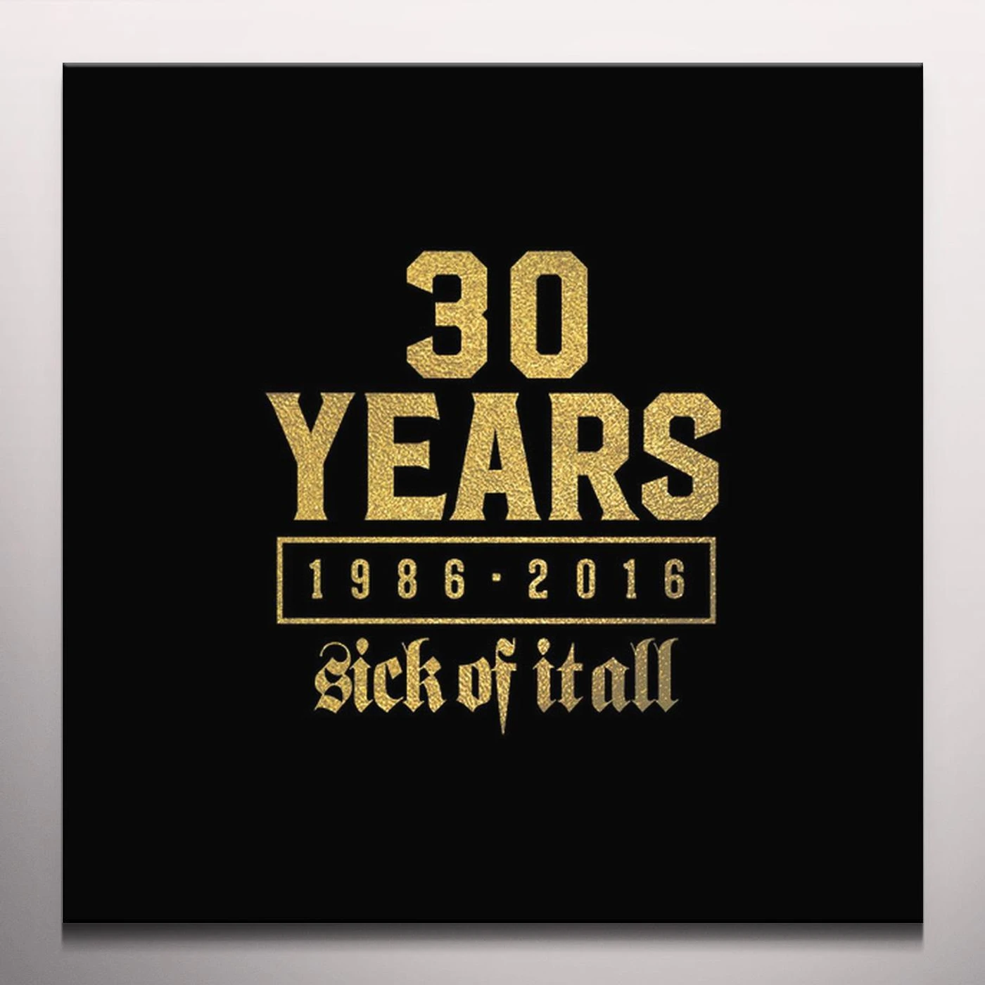 Sick Of It All WHEN THE SMOKE CLEARS (CLEAR VINYL) Vinyl Record - 10 Inch Single, Clear Vinyl