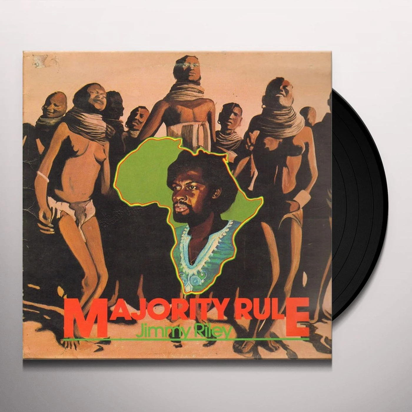 Jimmy Riley MAJORITY RULE Vinyl Record