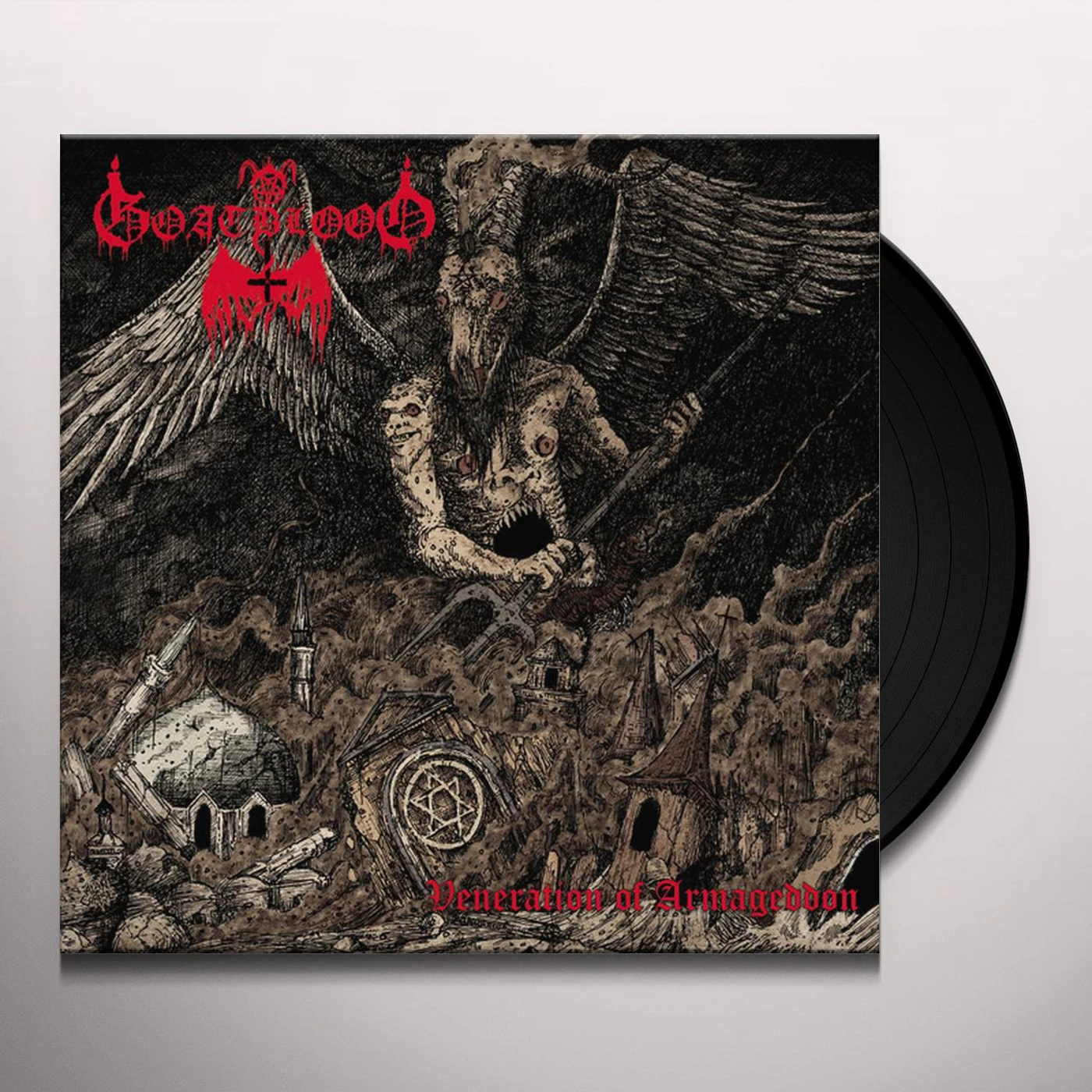 Goatblood Veneration Of Armageddon Vinyl Record