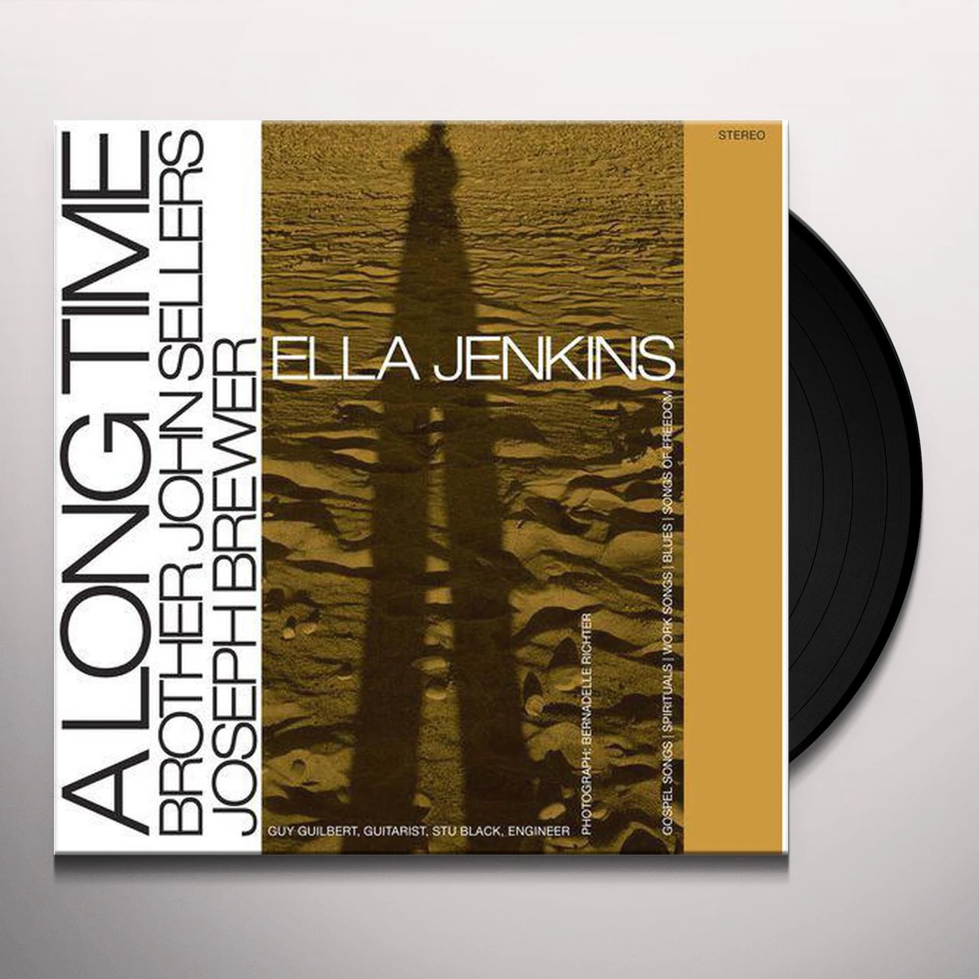 Ella Jenkins Long Time To Freedom Vinyl Record - Reissue