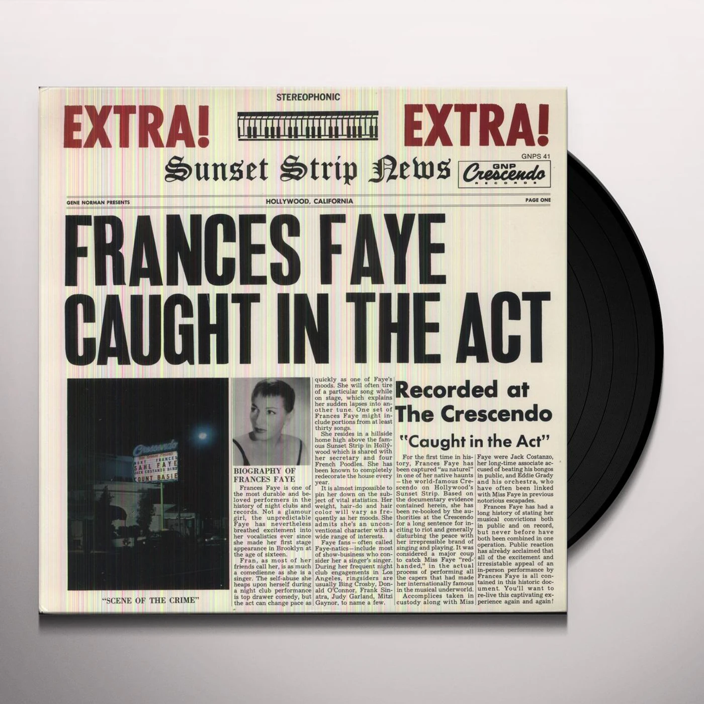 Frances Faye Caught In The Act Vinyl Record