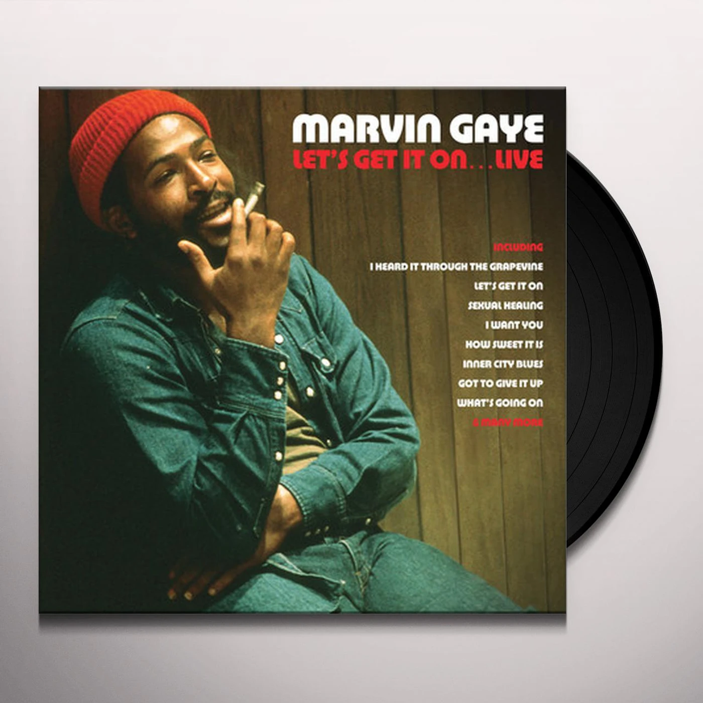 Marvin Gaye LET'S GET IT ON LIVE (RED VINYL) Vinyl Record