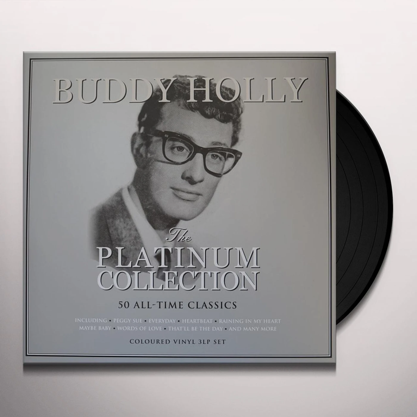 Buddy Holly PLATINUM COLLECTION (WHITE VINYL) (3LP) Vinyl Record