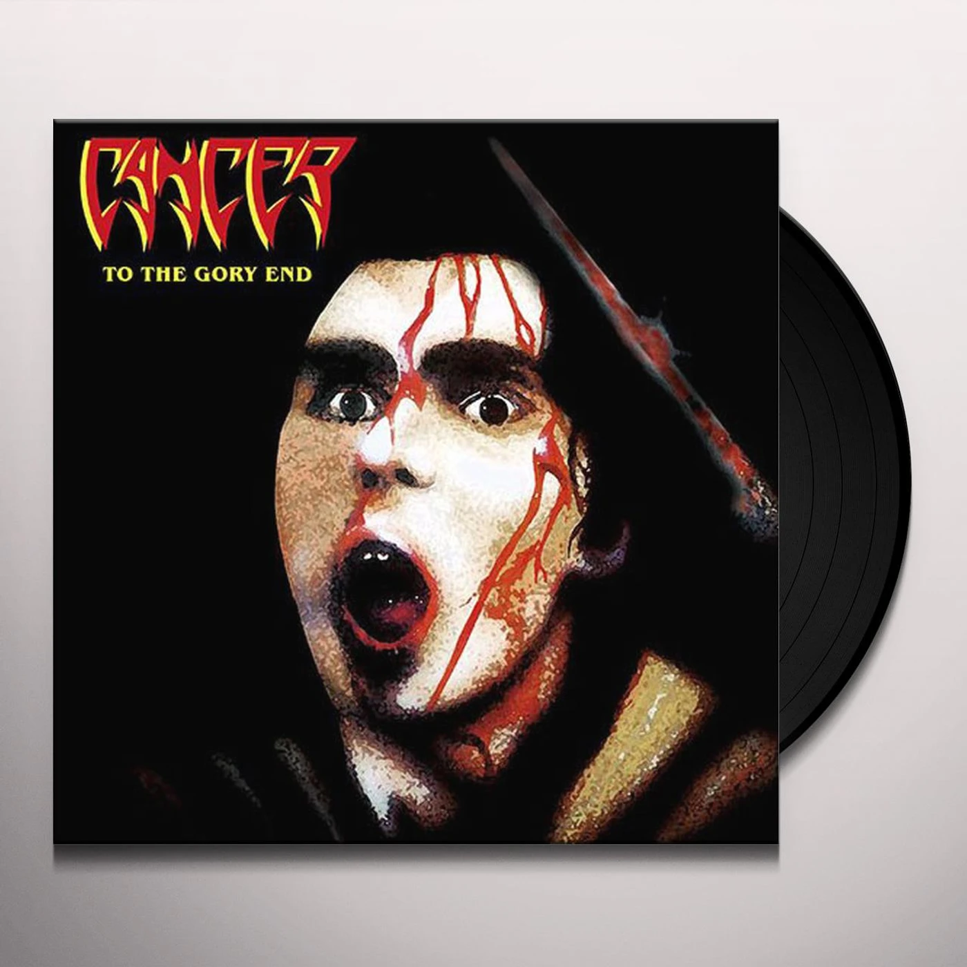 Cancer TO THE GORY END Vinyl Record