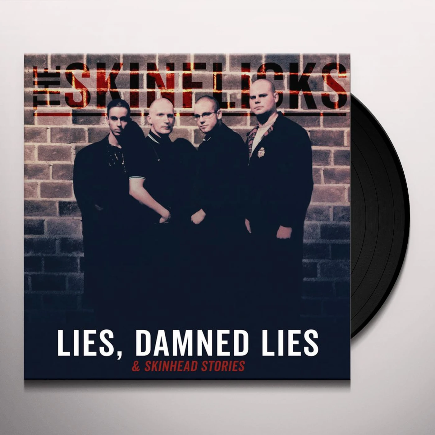 The Skinflicks LIES DAMNED LIES & SKINHEAD STORIES Vinyl Record