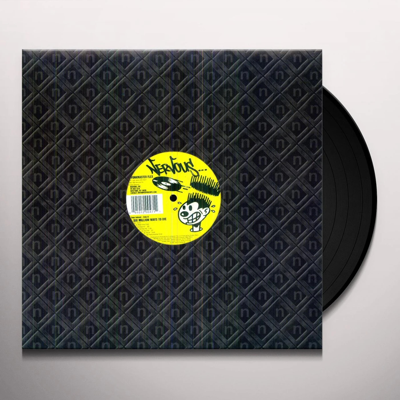 Funkmaster Flex SIX MILLION WAYS TO DIE / SAD & BLUE Vinyl Record