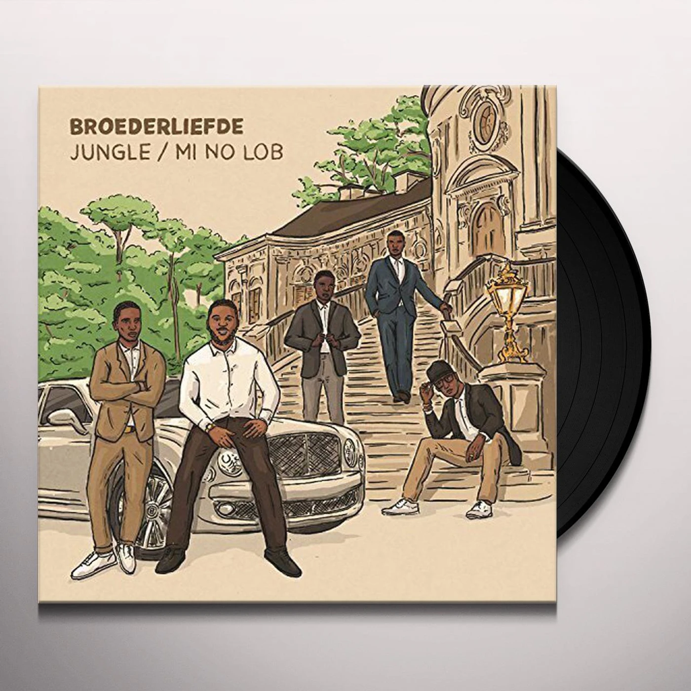 Broederliefde JUNGLE / MI NO LOB Vinyl Record