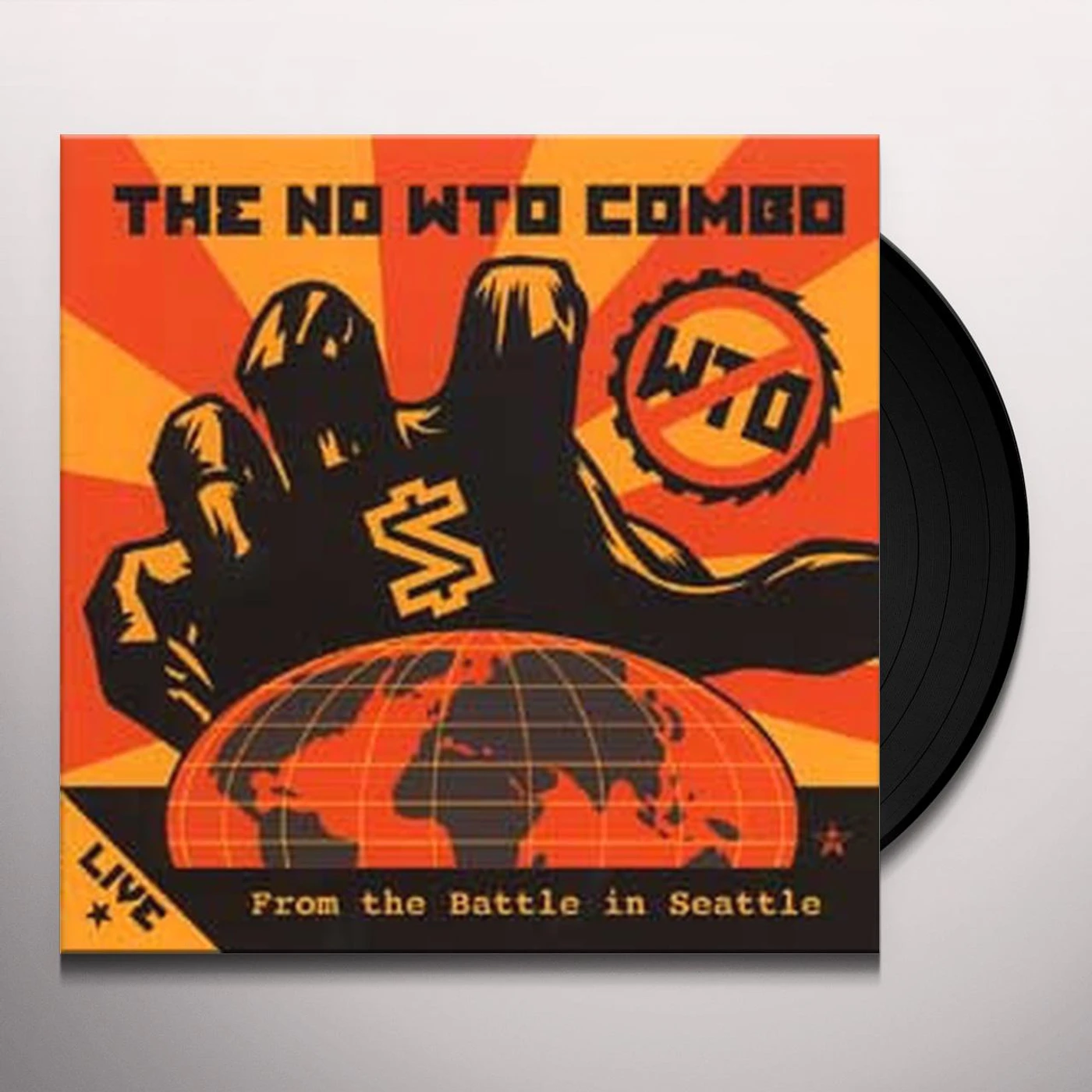 No Wto Combo LIVE FROM THE BATTLE IN SEATTLE Vinyl Record