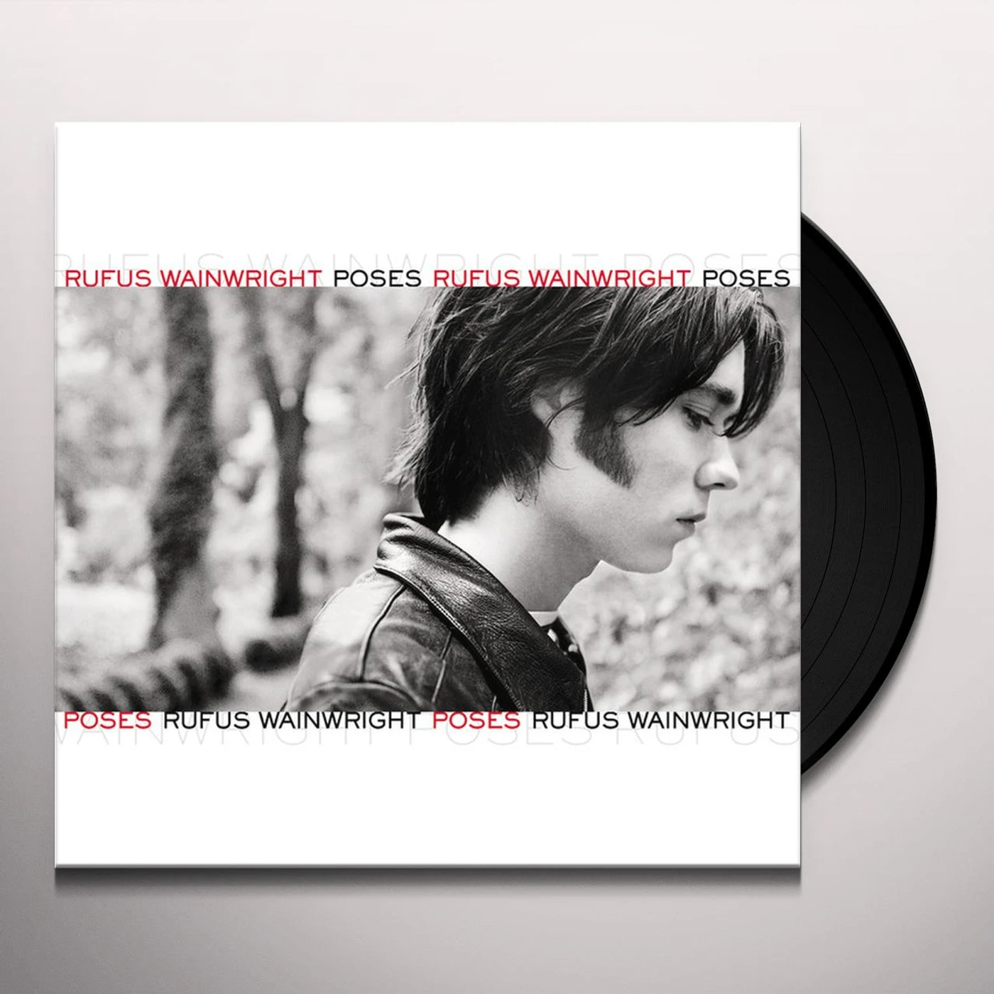 Rufus Wainwright Poses Vinyl Record