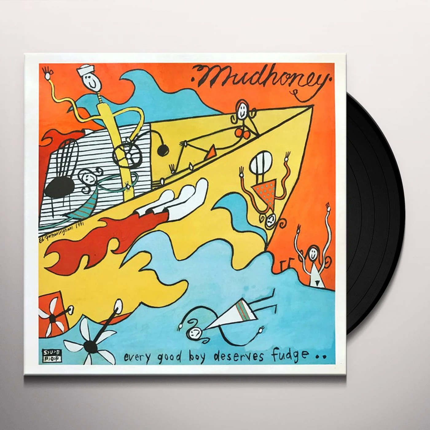 Mudhoney EVERY GOOD BOY DESERVES FUDGE Vinyl Record