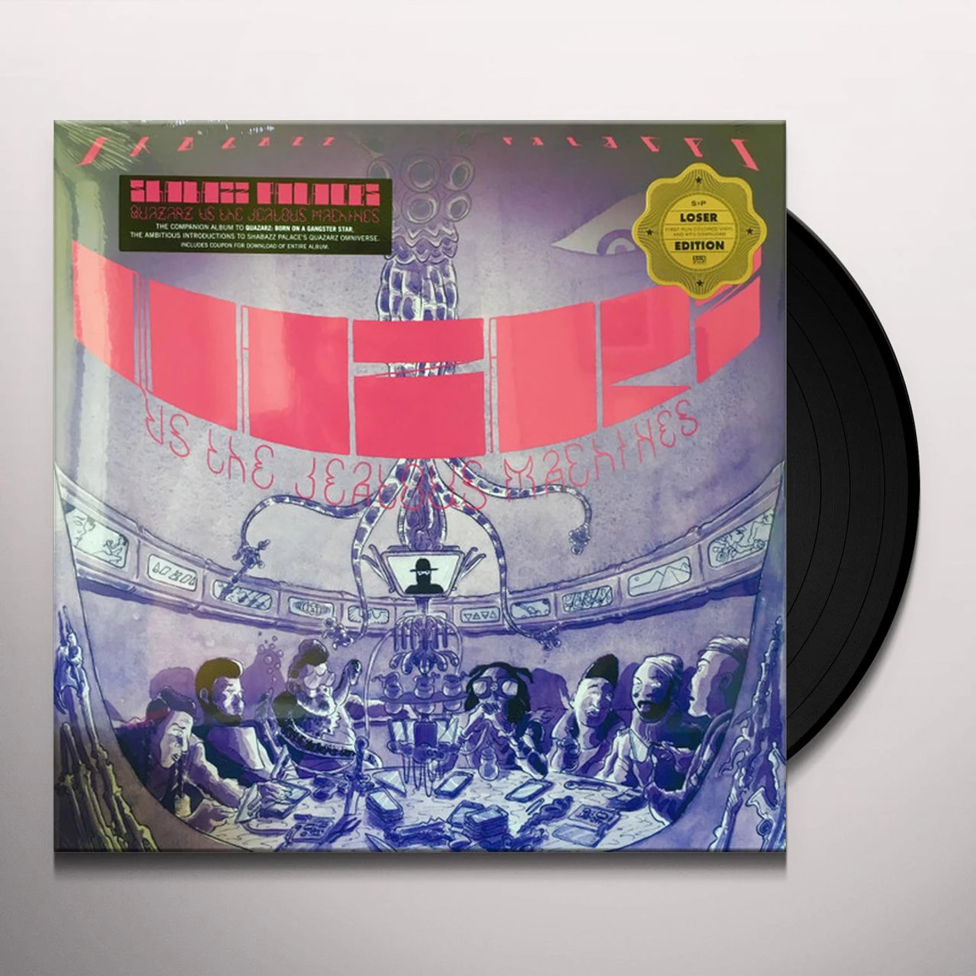 Shabazz Palaces QUAZARZ VS. THE JEALOUS MACHINES (DL CARD) Vinyl Record