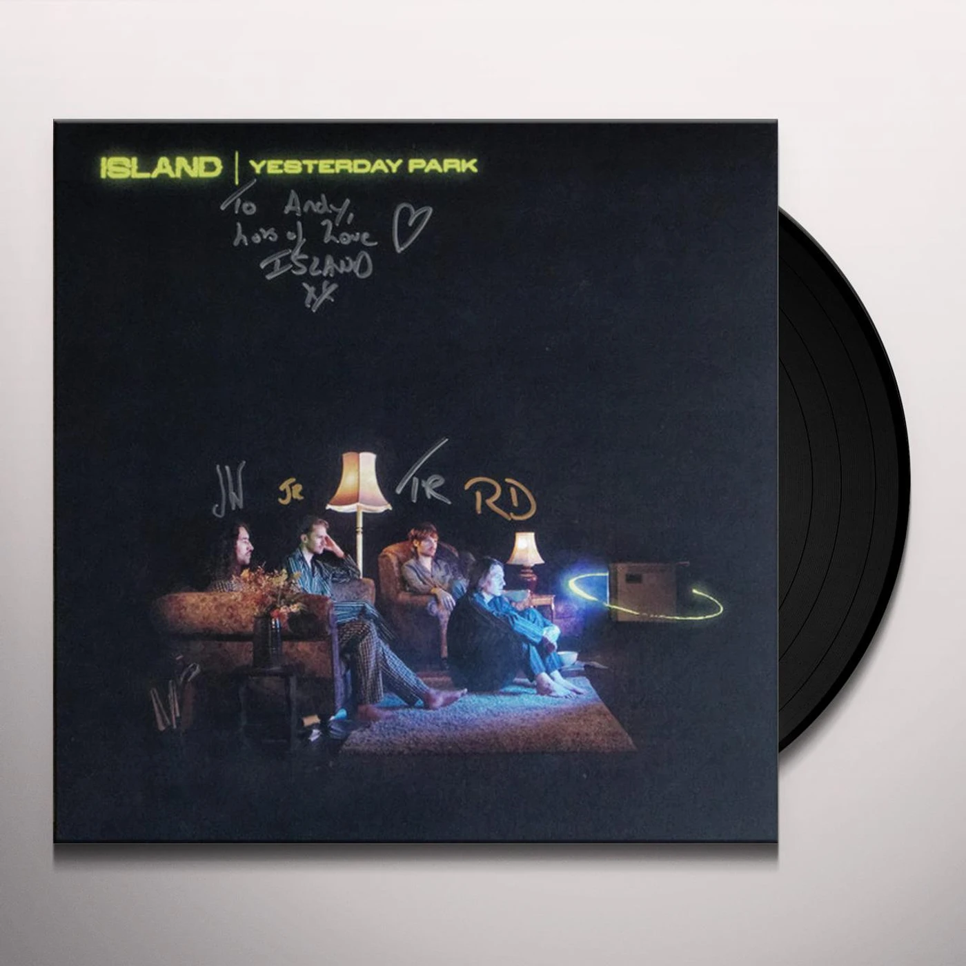 ISLAND YESTERDAY PARK (TRANSLUCENT NEON YELLOW VINYL) (I) Vinyl Record