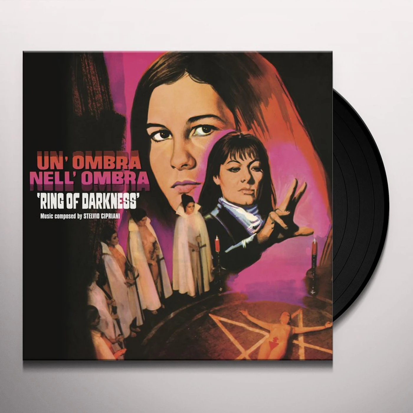 Stelvio Cipriani UN'OMBRA NELL'OMBRA (RING OF DARKNESS) / Original Soundtrack Vinyl Record