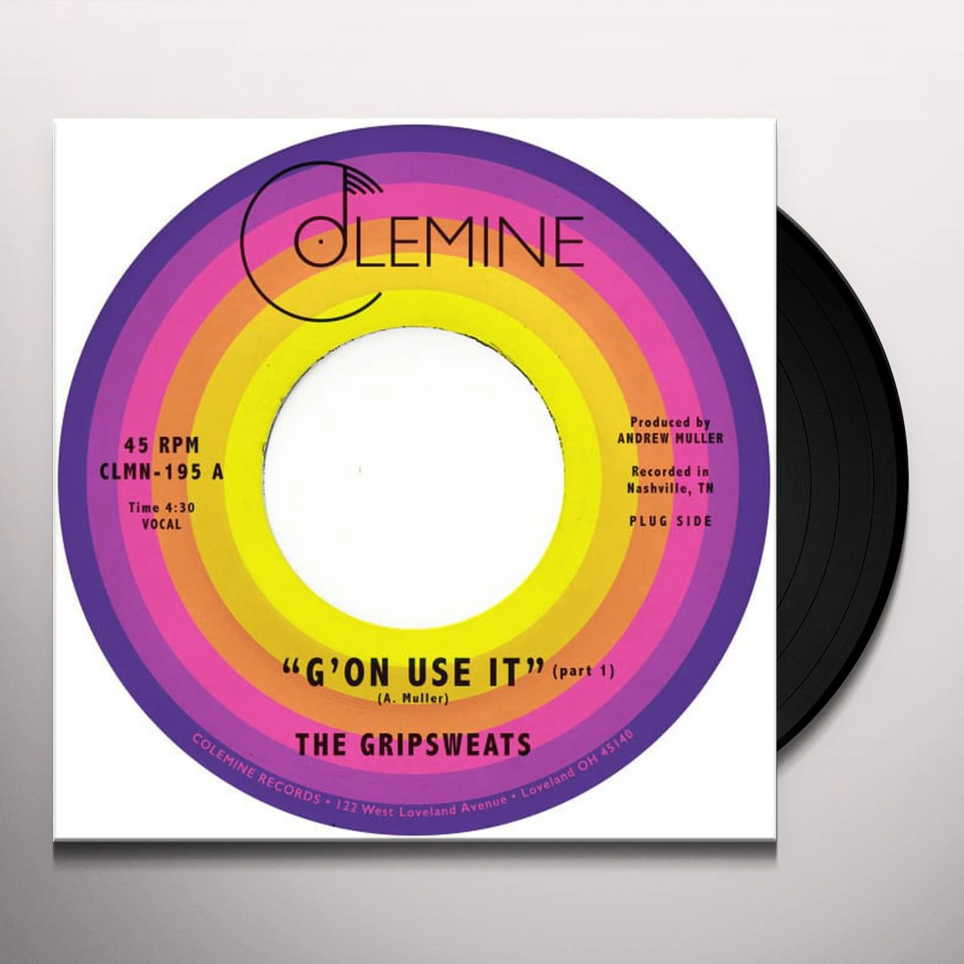 The Gripsweats G'on Use It Vinyl Record
