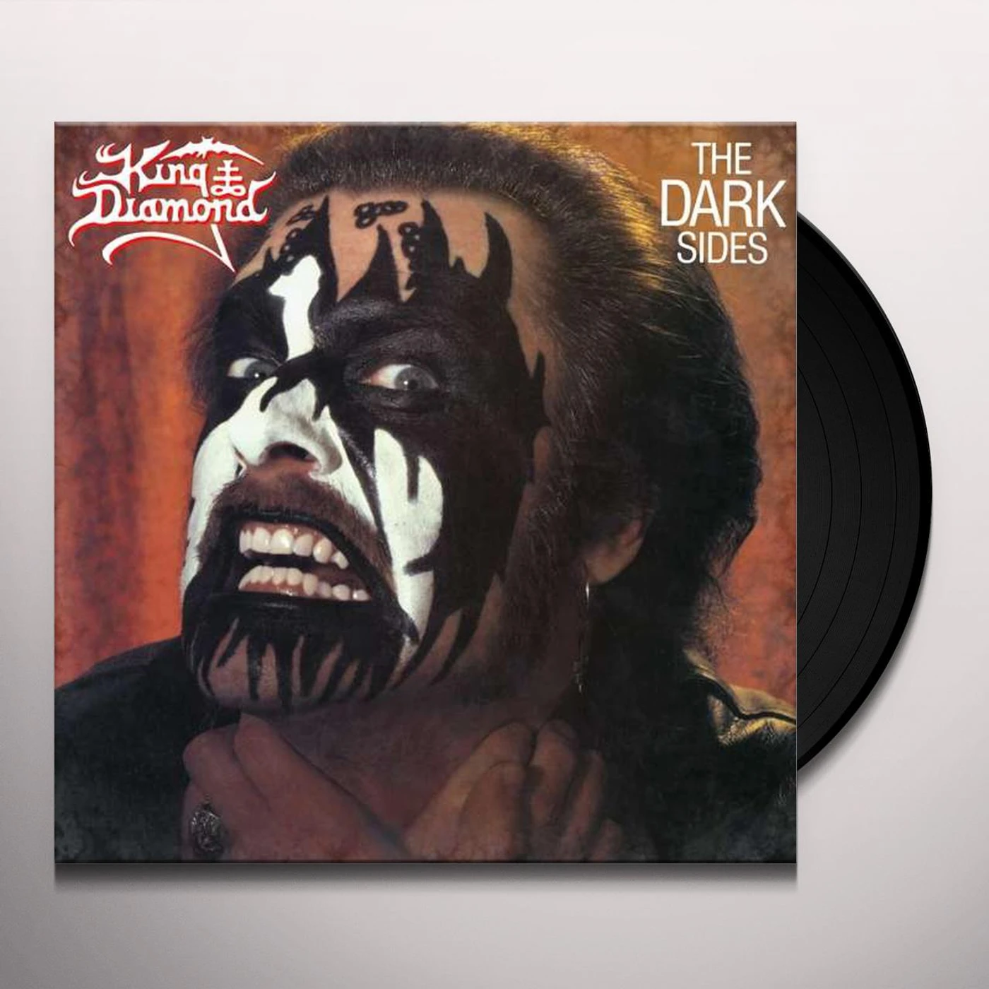 King Diamond DARK SIDES (ORANGE & WHITE MARBLE VINYL) Vinyl Record