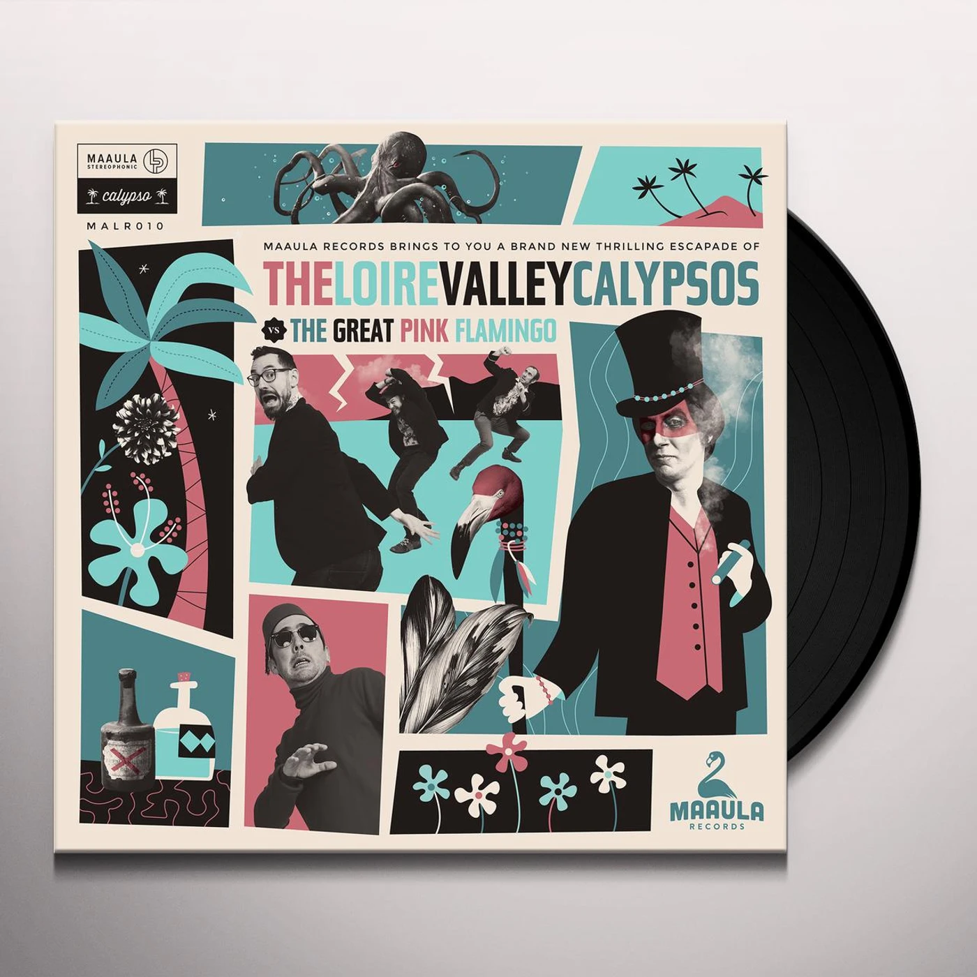 The Loire Valley Calypsos VS THE GREAT PINK FLAMINGO Vinyl Record