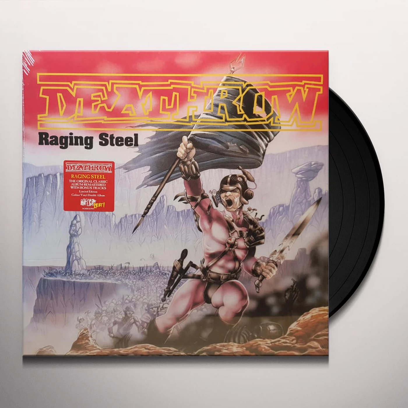 Deathrow RAGING STEEL Vinyl Record