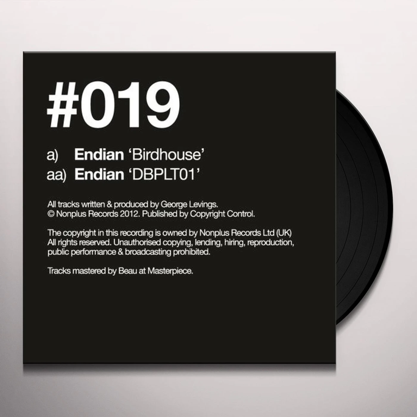 Endian BIRDHOUSE Vinyl Record