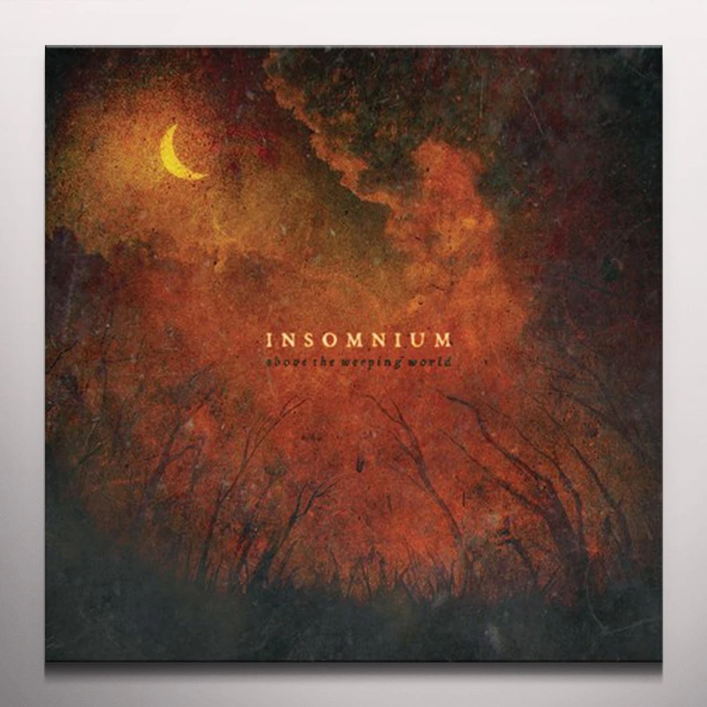 Insomnium ABOVE THE WEEPING WORLD - Limited Edition Orange Colored Vinyl Record