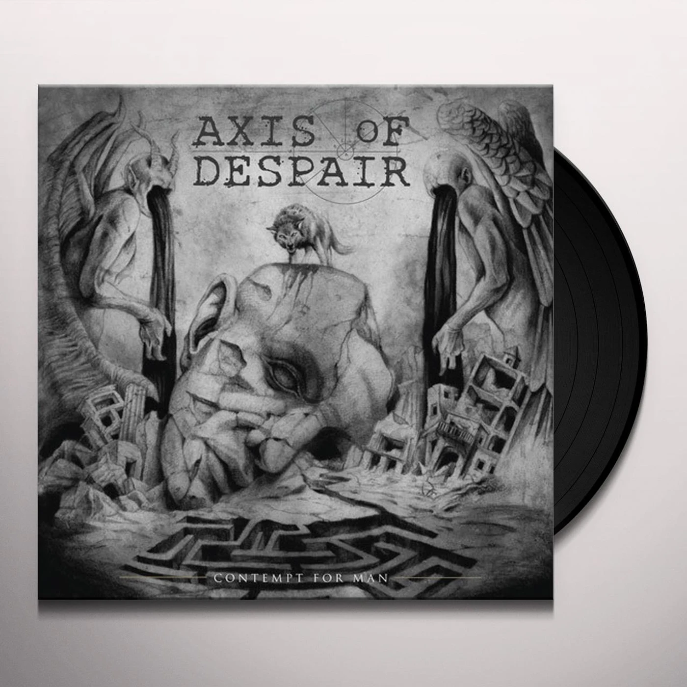 Axis Of Despair Contempt for Man Vinyl Record