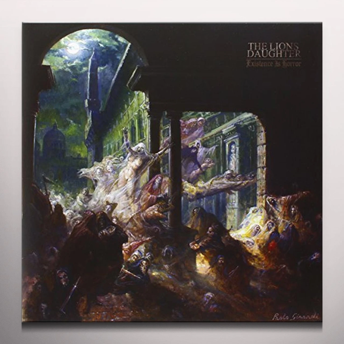 The Lion's Daughter EXISTENCE IS HORROR (BLUE VINYL) Vinyl Record