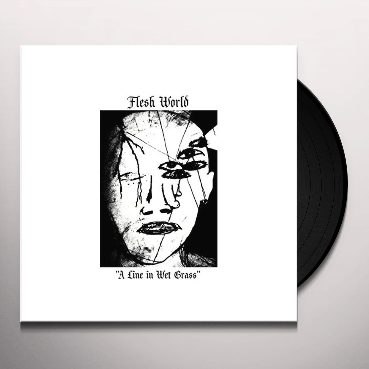 Flesh World LINE IN WET GRASS Vinyl Record