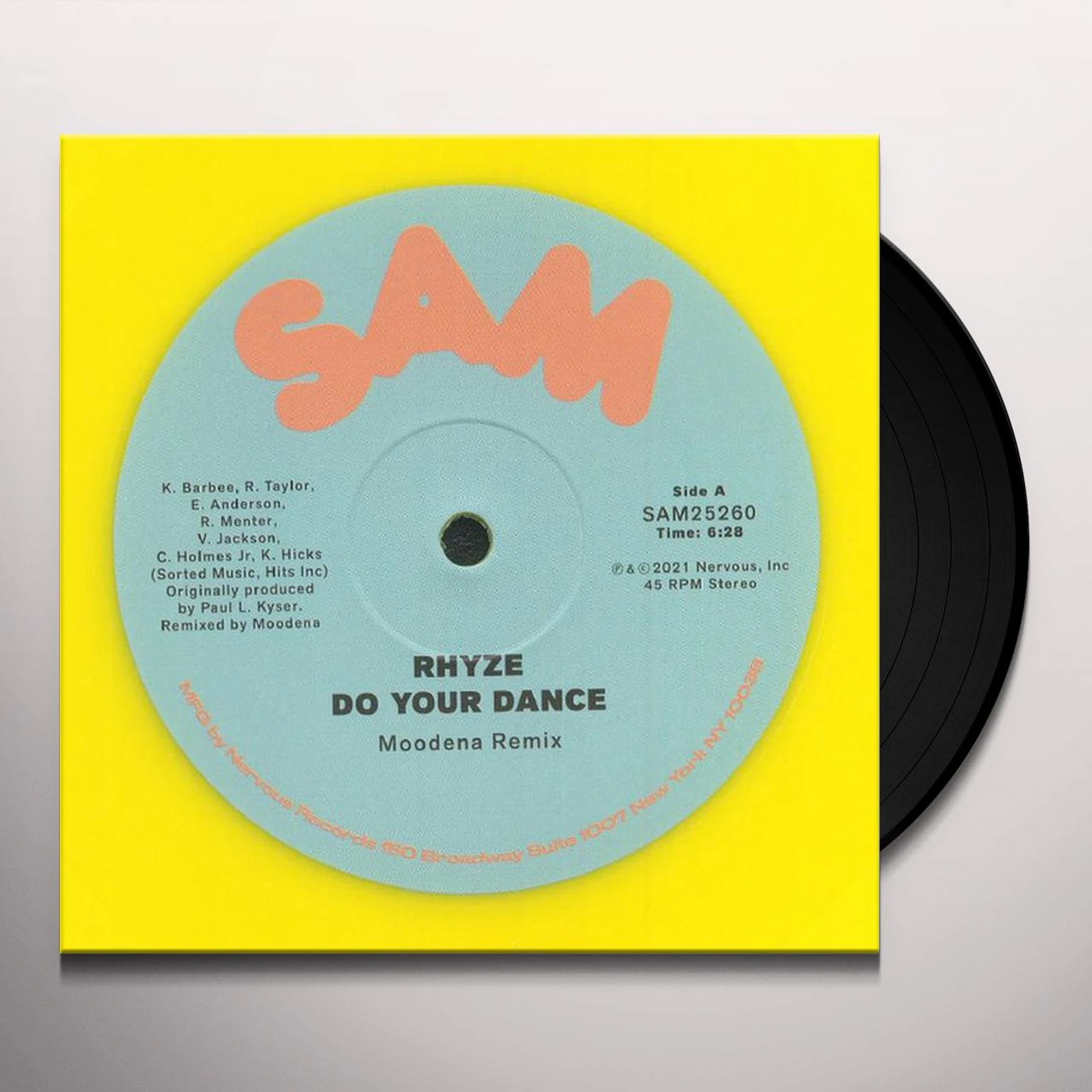 Rhyze Do Your Dance (Moodena Remix) Vinyl Record