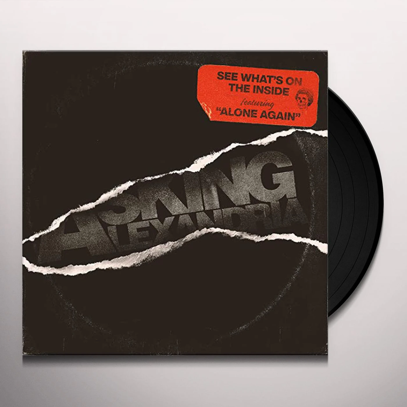 Asking Alexandria SEE WHAT'S ON THE INSIDE (TRANSLUCENT RED) Vinyl Record