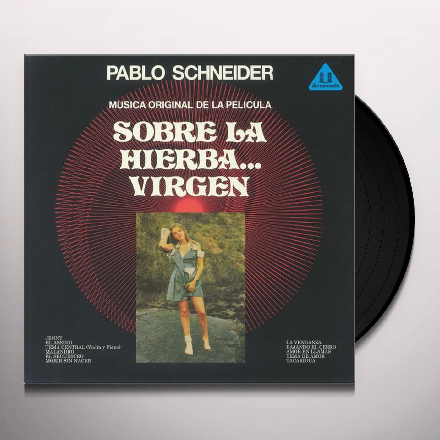 Pablo Schneider SOBRE LA HIERBA... VIRGEN Original Soundtrack Vinyl Record