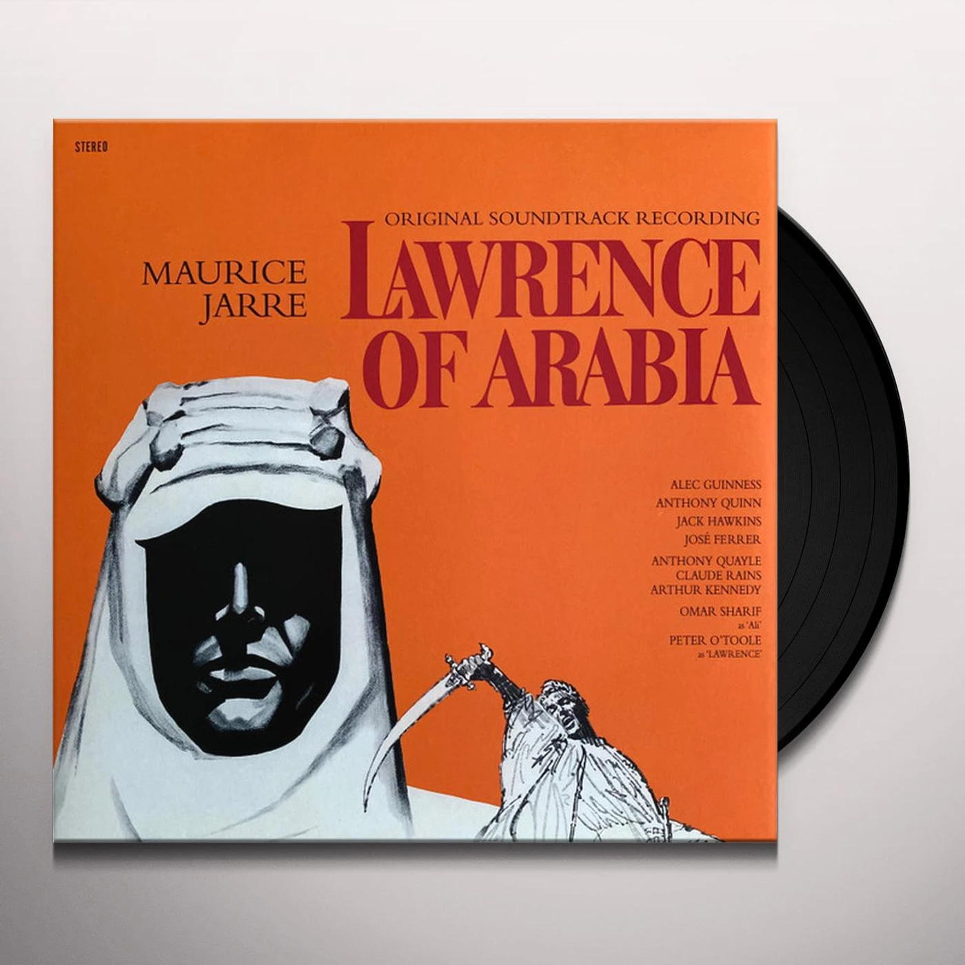 Maurice Jarre Lawrence Of Arabia Original Soundtrack (Limited Transparent Red Vinyl/180G/Dmm) Vinyl Record