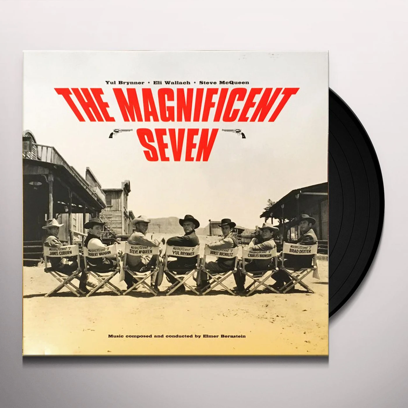 Elmer Bernstein MAGNIFICENT SEVEN Original Soundtrack (180G/DMM/LIMITED SOLID YELLOW  VINYL) Vinyl Record