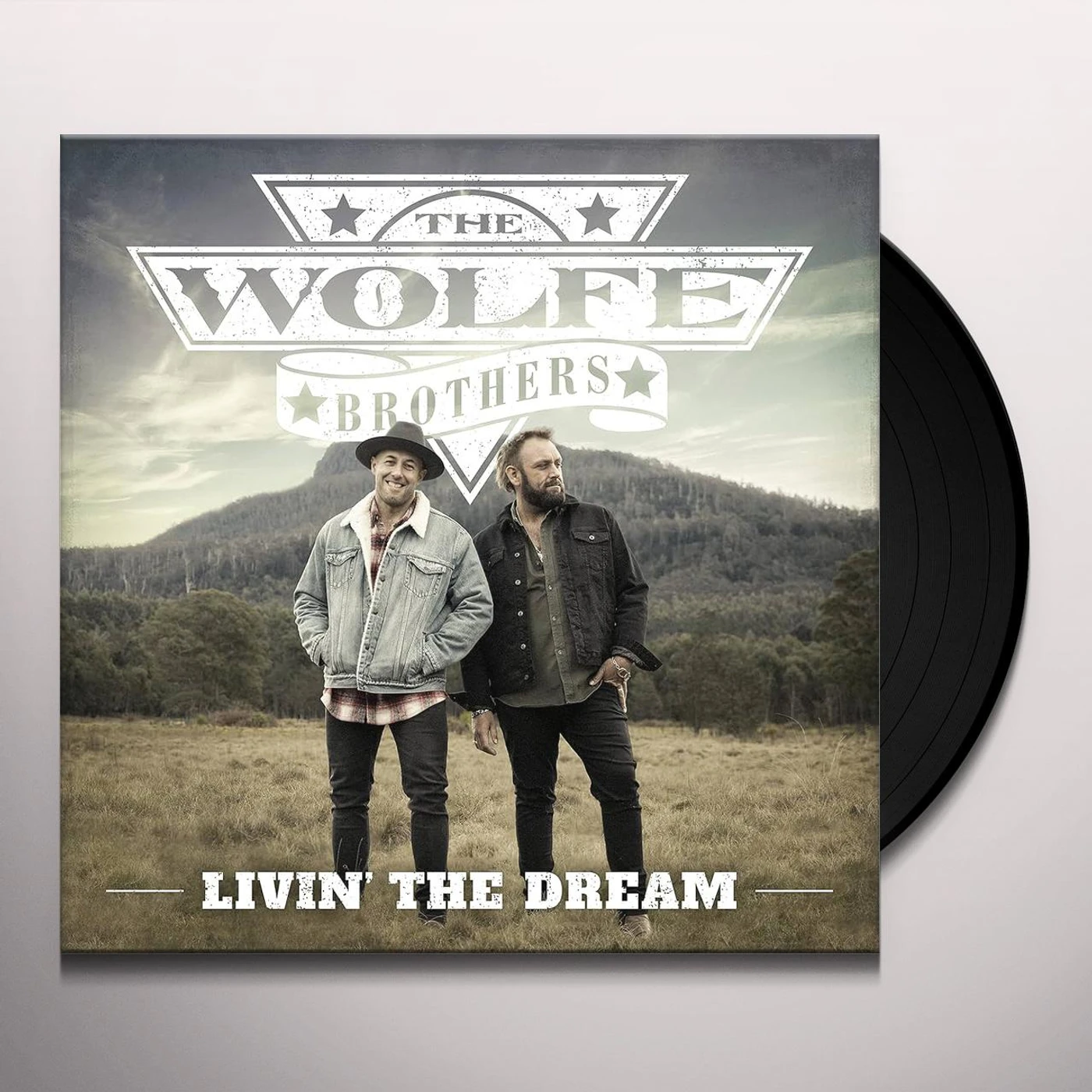 The Wolfe Brothers LIVIN THE DREAM Vinyl Record