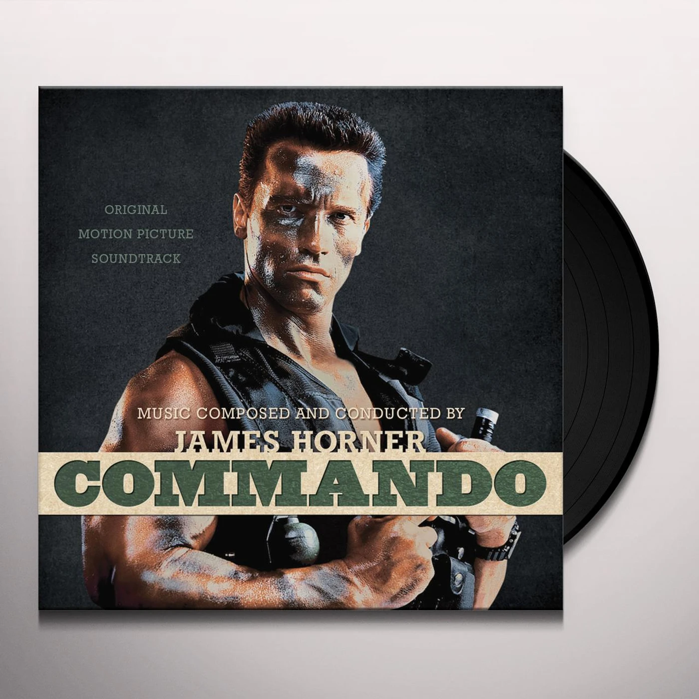 James Horner COMMANDO: ORIGINAL MOTION PICTURE SOUNDTRACK Vinyl Record