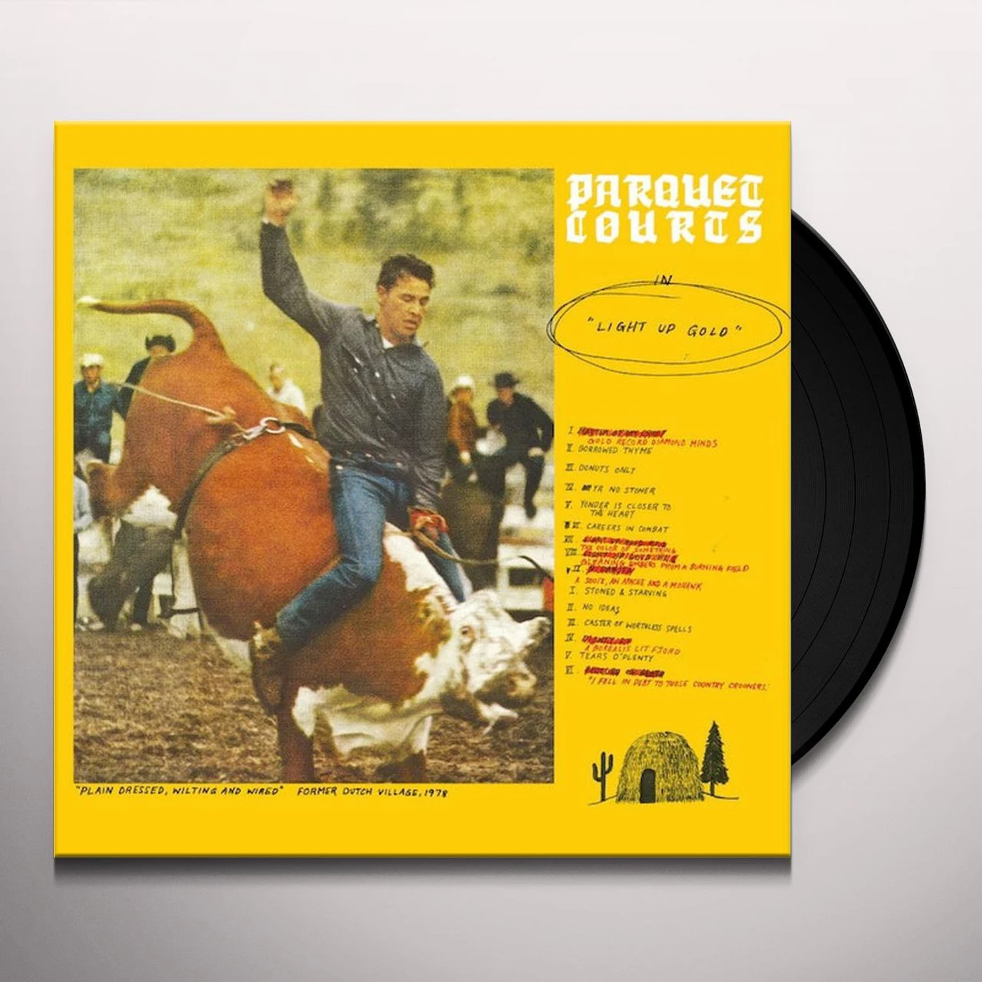 Parquet Courts Light Up Gold Vinyl Record