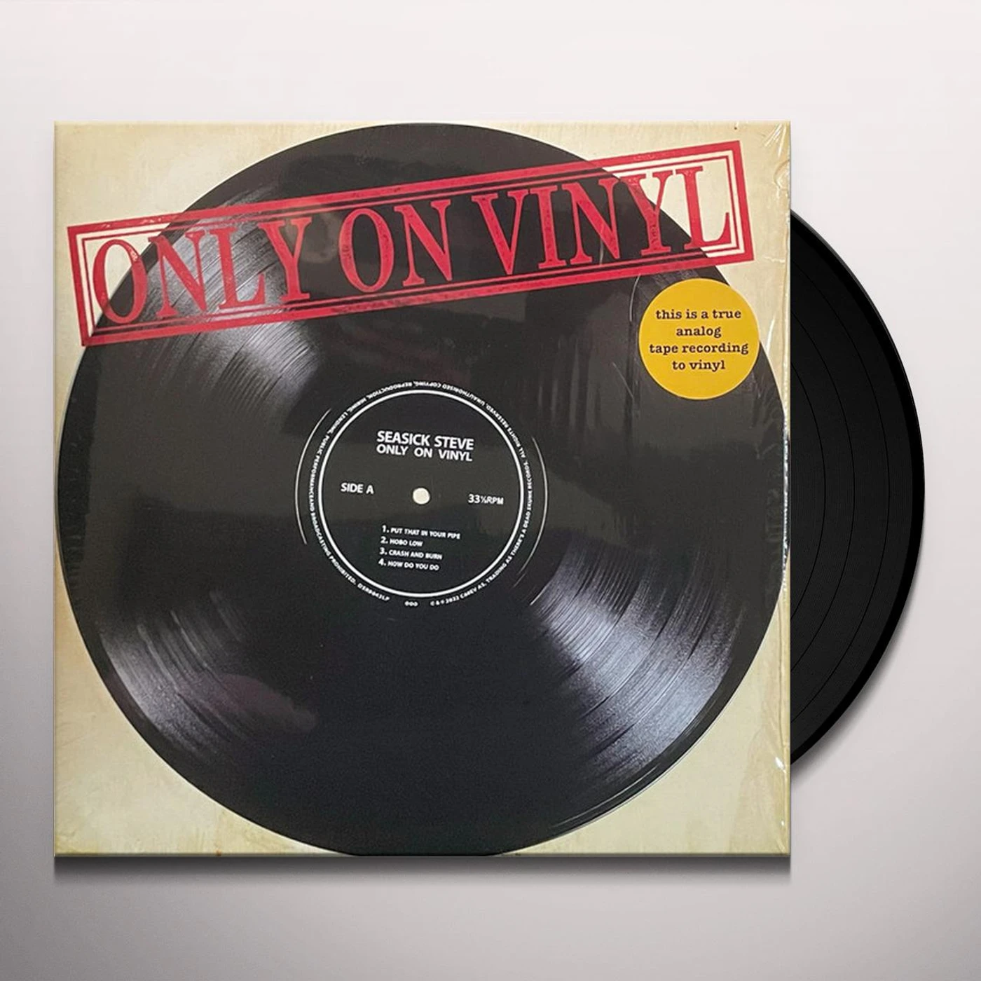 Seasick Steve ONLY ON VINYL (AMS EXCLUSIVE) Vinyl Record