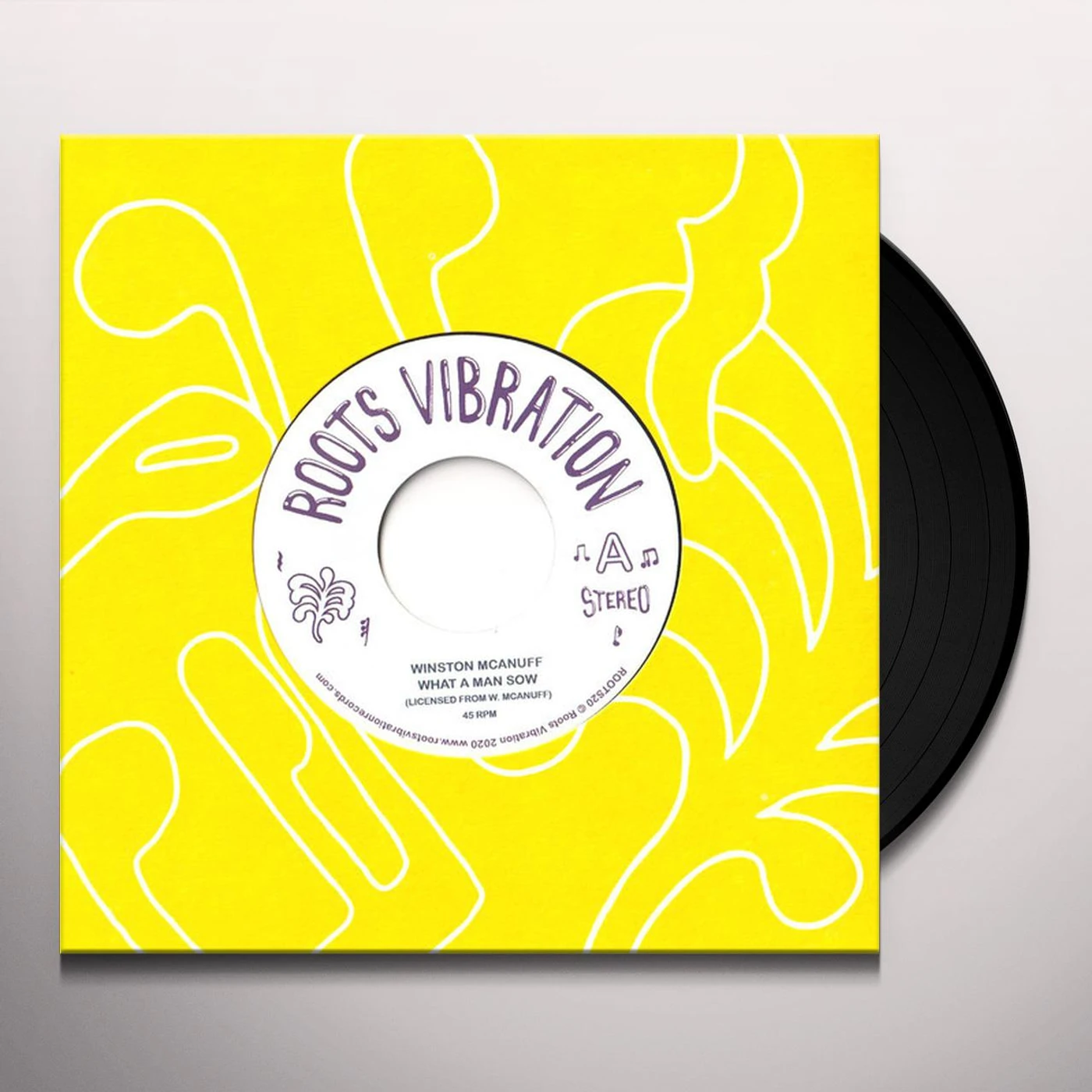 Winston McAnuff WHAT A MAN SOW Vinyl Record
