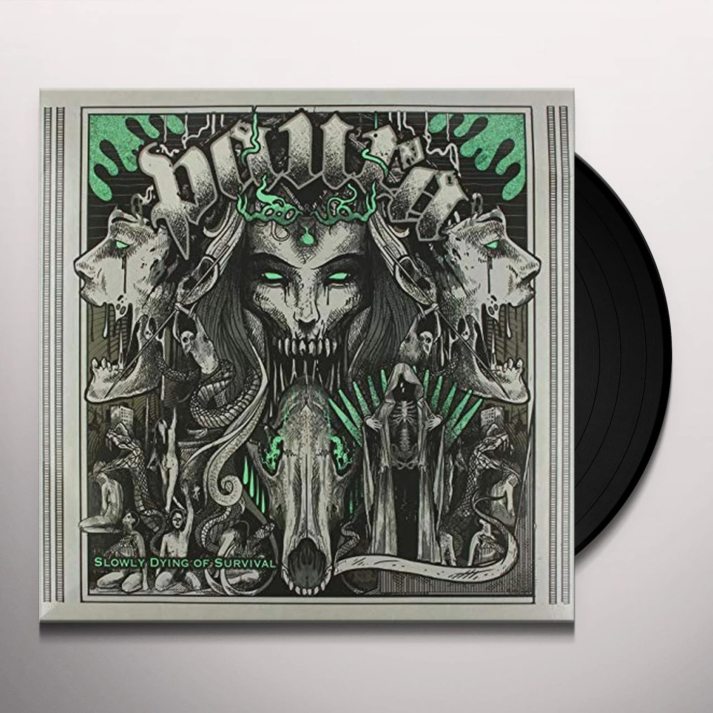 Paura SLOWLY DYING OF SURVIVAL Vinyl Record