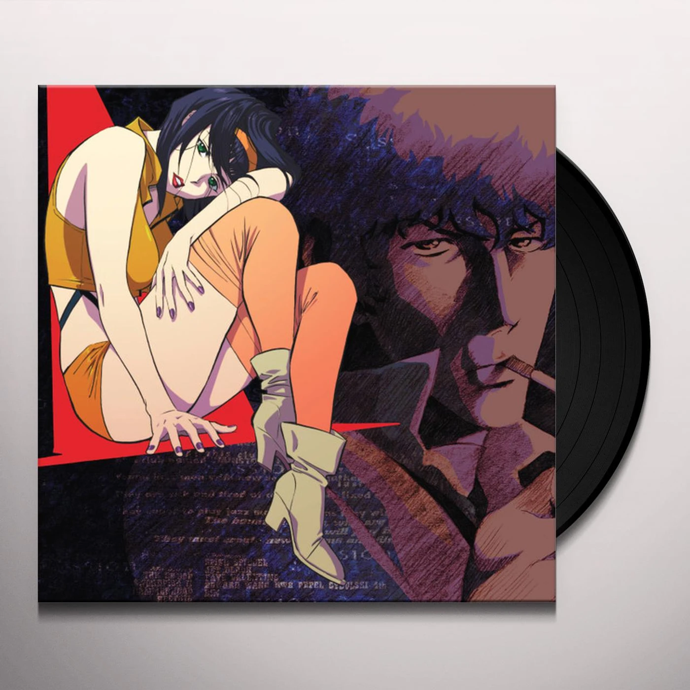Seatbelts COWBOY BEBOP Original Soundtrack (2LP/TRANSPARENT CLEAR WITH BLACK/BLUE/PINK SPLATTER VINYL) Vinyl Record