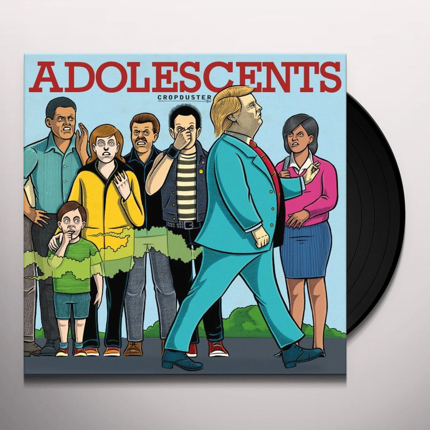 Adolescents Cropduster Vinyl Record