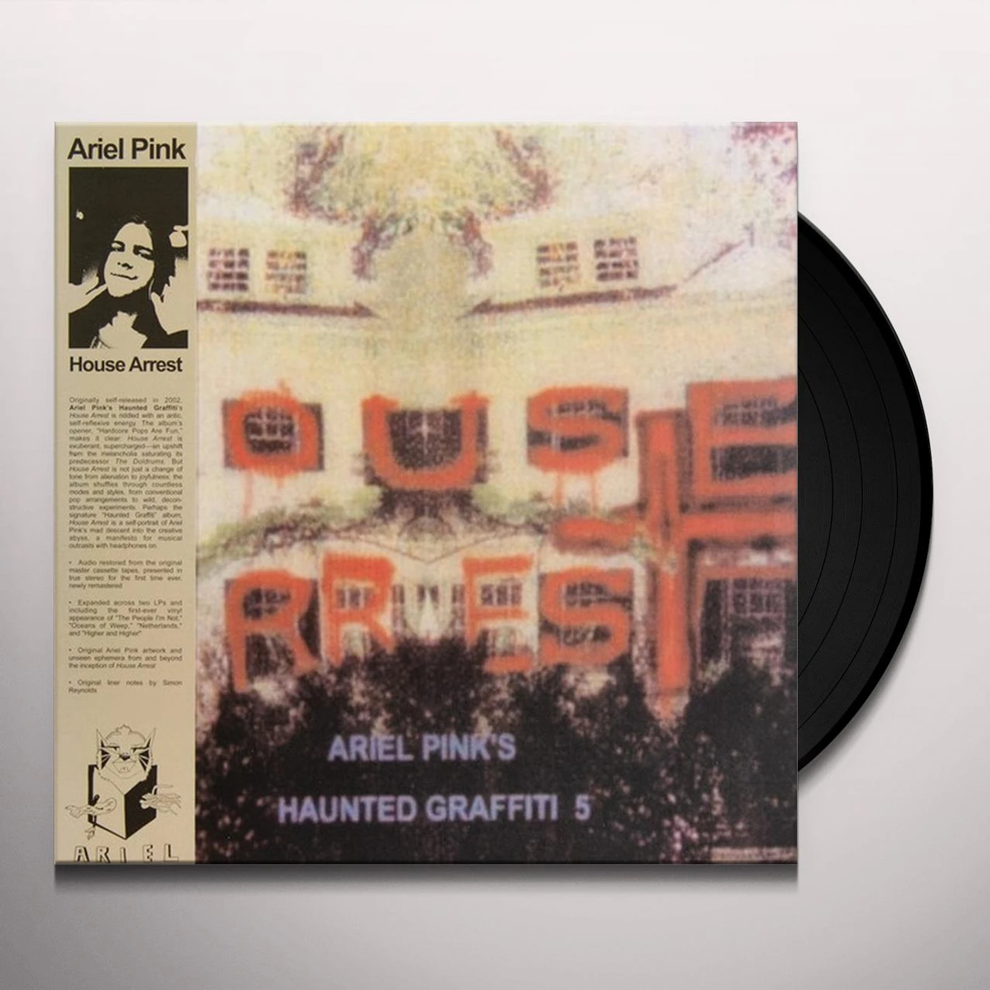 Ariel Pink's Haunted Graffiti HOUSE ARREST (REMASTERED) (2LP/DL CARD/COVER REDESIGN BY HIM) Vinyl Record