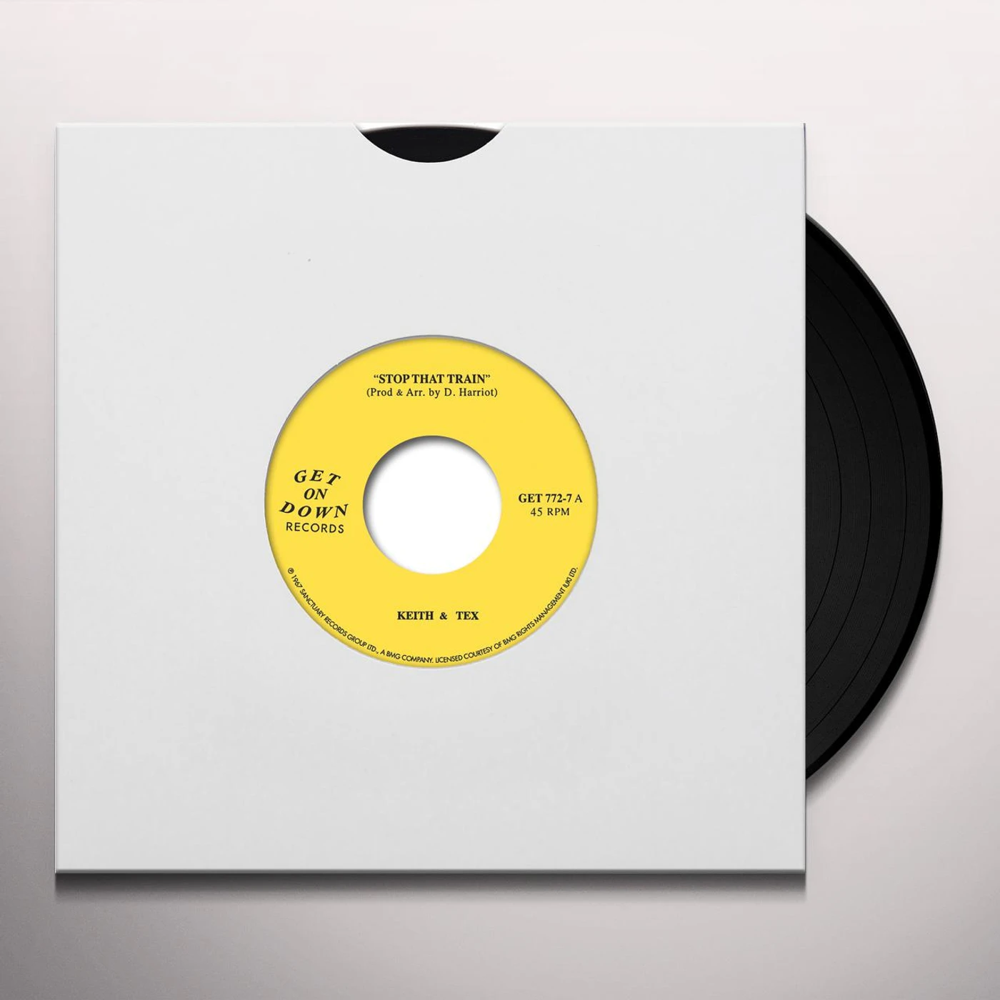 Keith & Tex STOP THAT TRAIN / LEAVING ON THAT TRAIN Vinyl Record