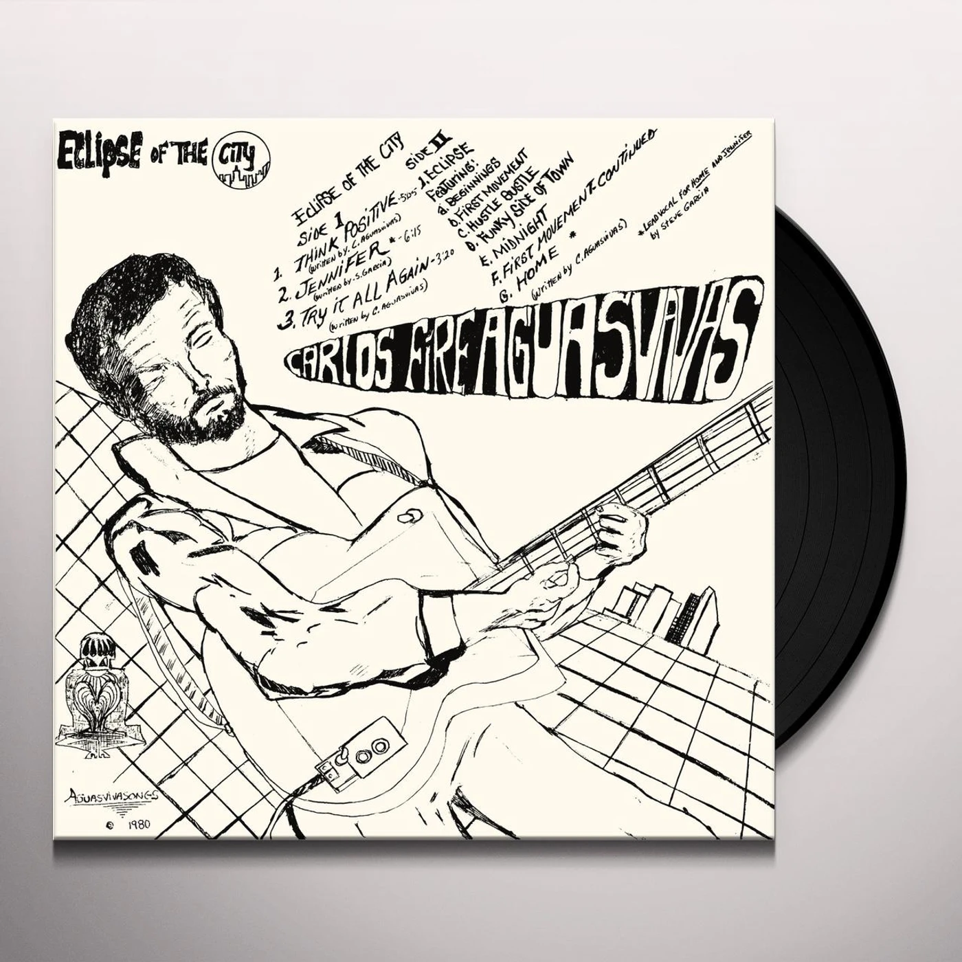 Carlos Fire Aguasvivas ECLIPSE OF THE CITY Vinyl Record