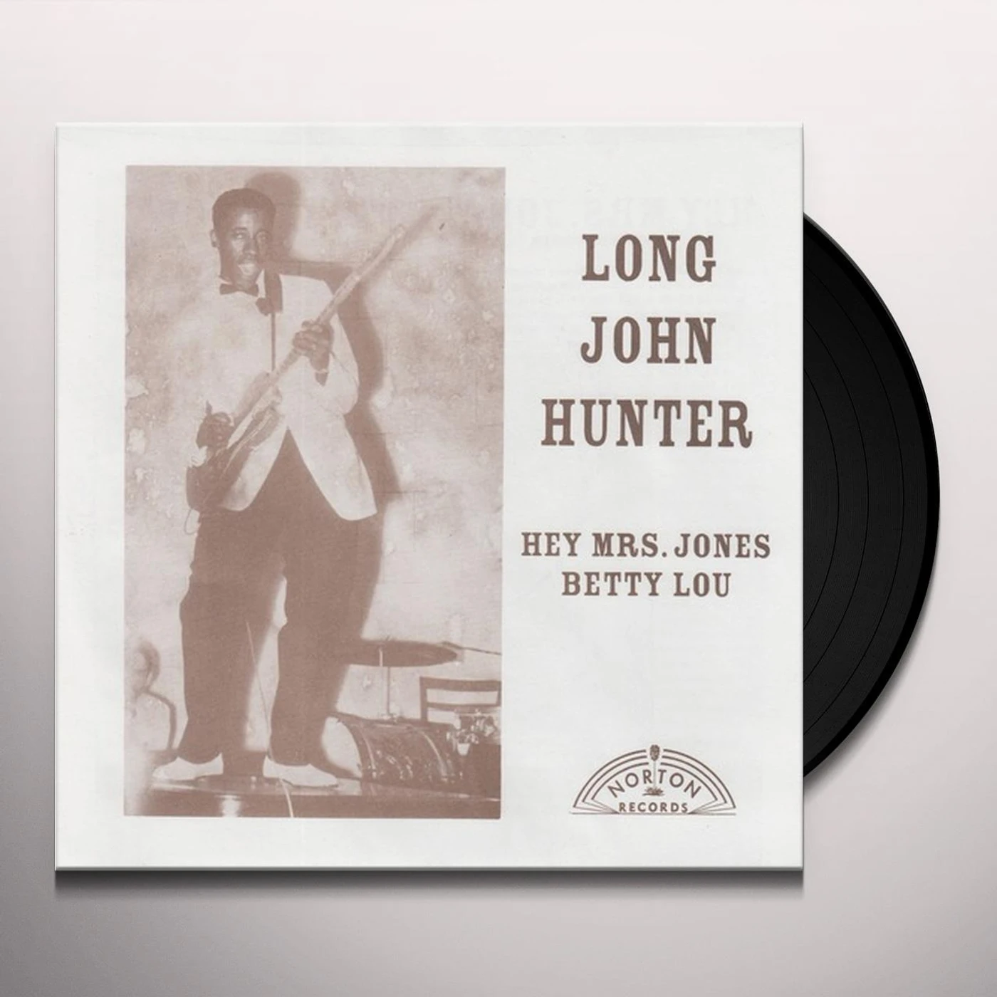 Long John Hunter HEY MRS. JONES / BETTY LOU Vinyl Record
