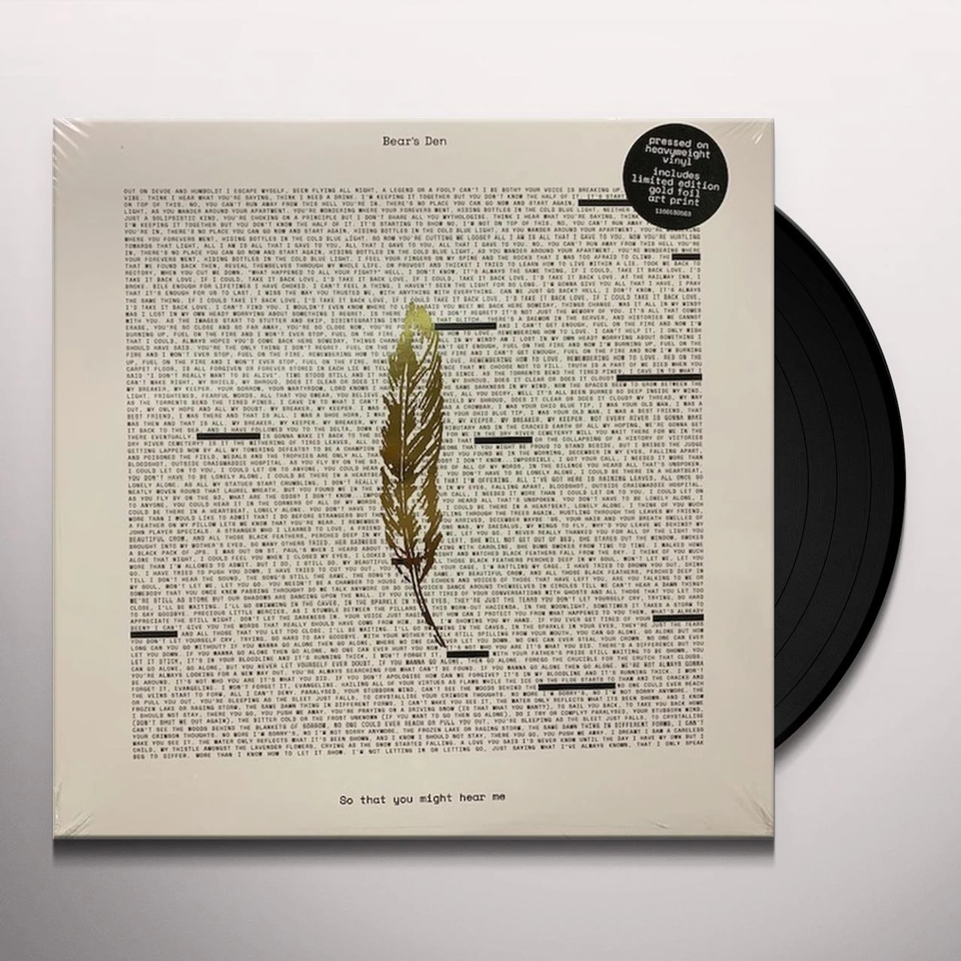 Bear's Den SO THAT YOU MIGHT HEAR ME (180g) Vinyl Record