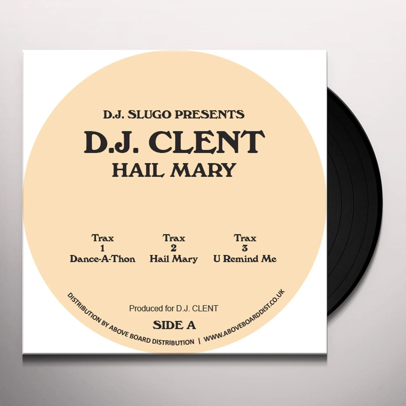 Dj Slugo Presents Dj Clent Hail Mary Vinyl Record