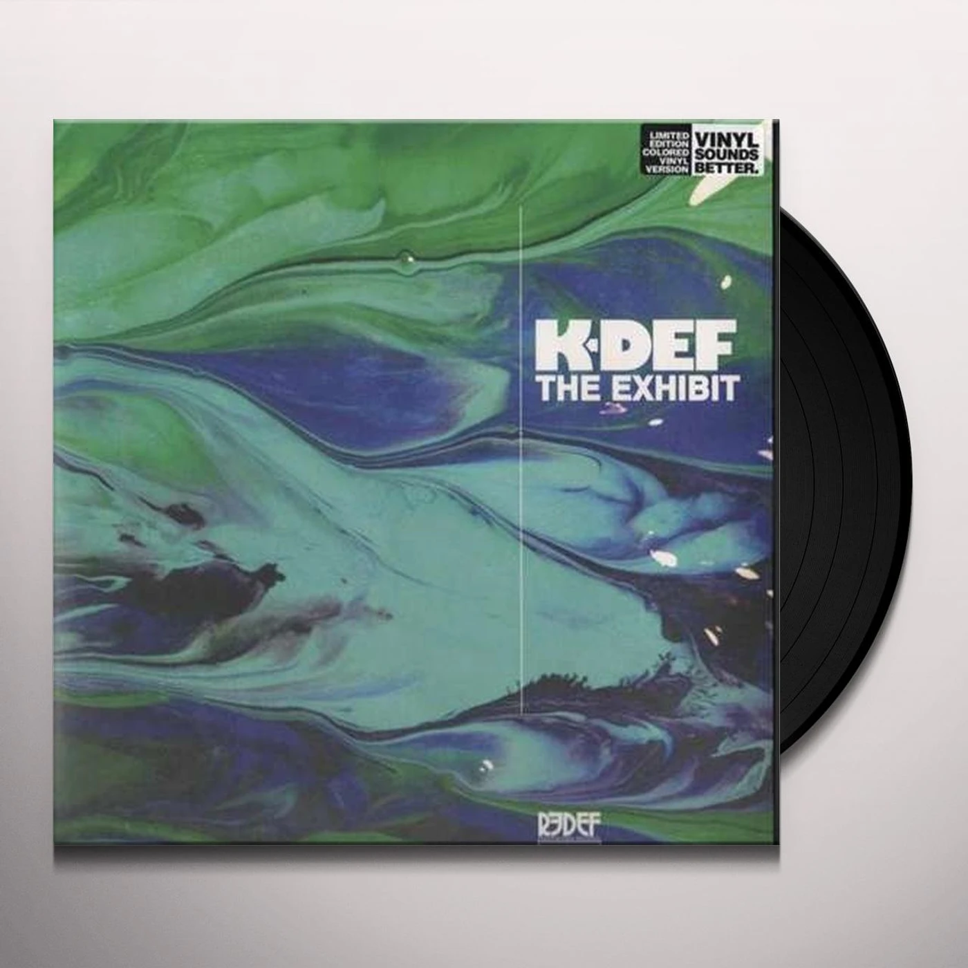 K-DEF EXHIBIT (BLUE MARBLE) Vinyl Record